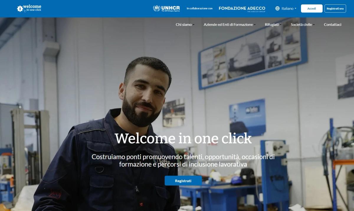 UNHCR Launches 'Welcome-in-one-click' Platform to Aid Refugee Work Integration